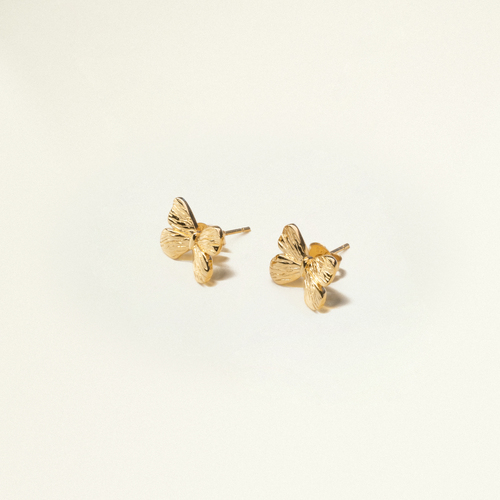 24Kt Gold Plated Butterfly Earrings 