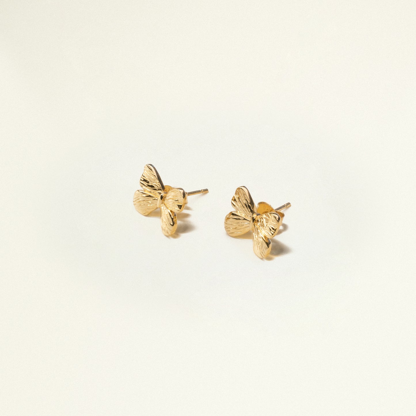 24Kt Gold Plated Butterfly Earrings