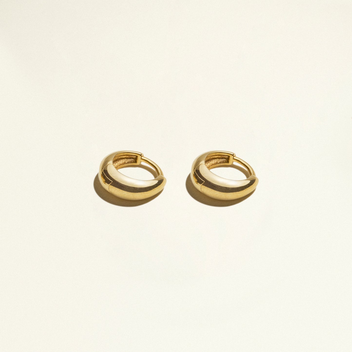 24Kt Gold Plated Small bold hoops
