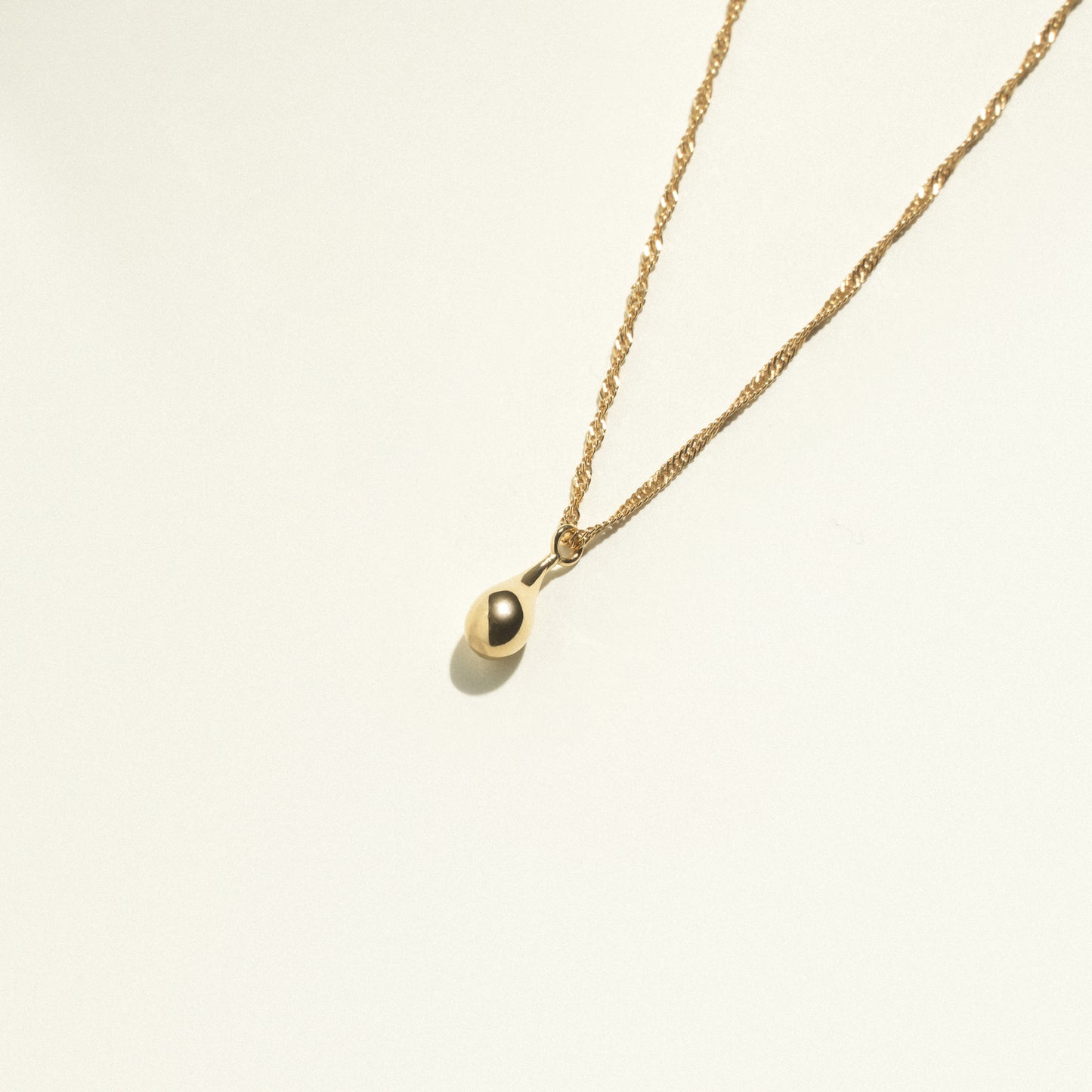 24Kt Gold Plated Drop Necklace