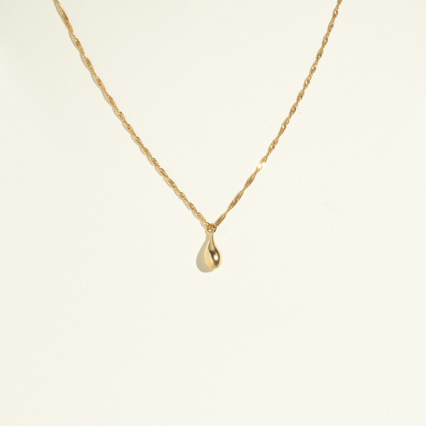 24Kt Gold Plated Drop Necklace