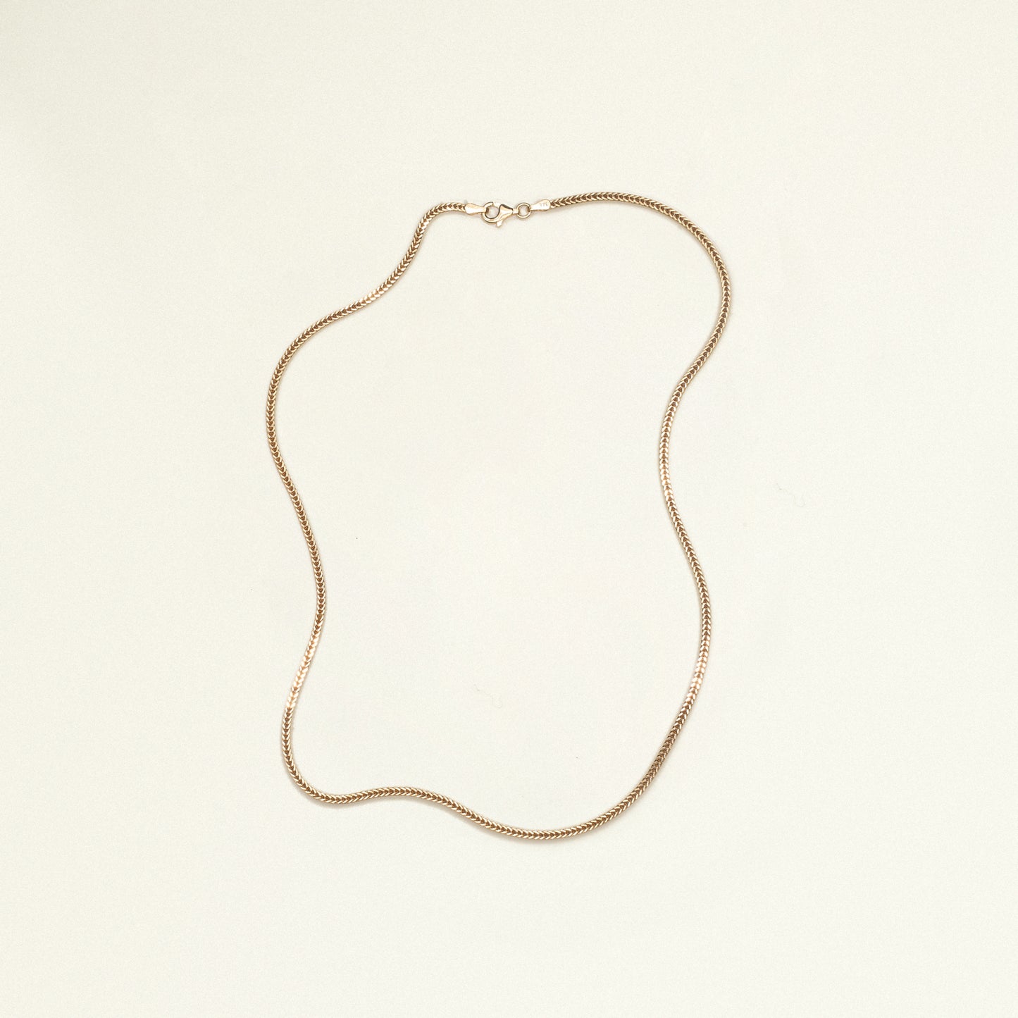 24Kt Gold Plated Foxtail Necklace