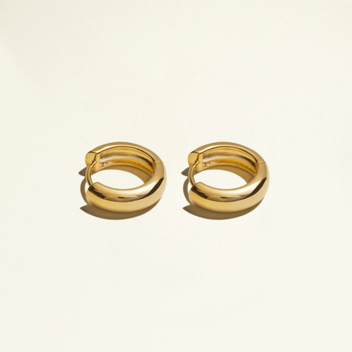24Kt Gold Plated Tube hoops